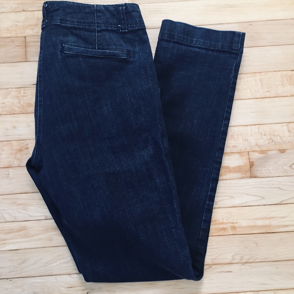 Talbots modern fit denim trousers